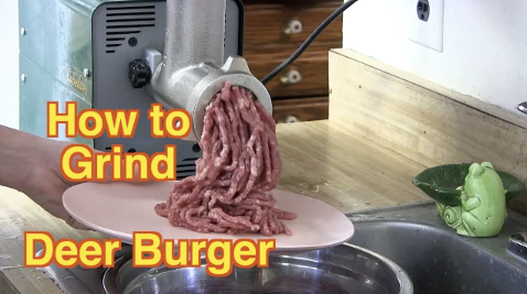 grinding burger